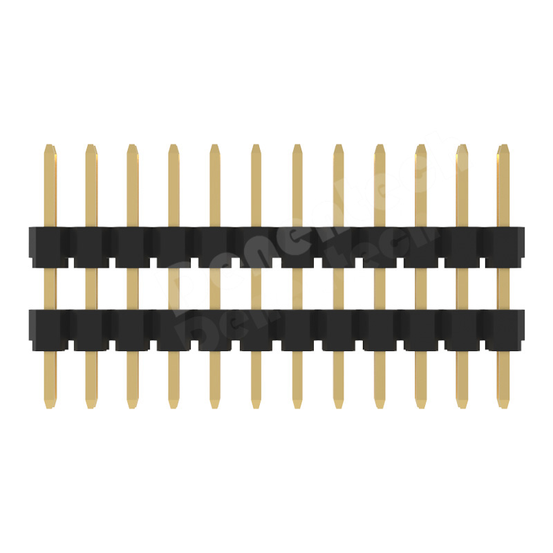 Denentech 2.0mm pin header five rows dual plastic straight ph-a 2.0mm male pin header