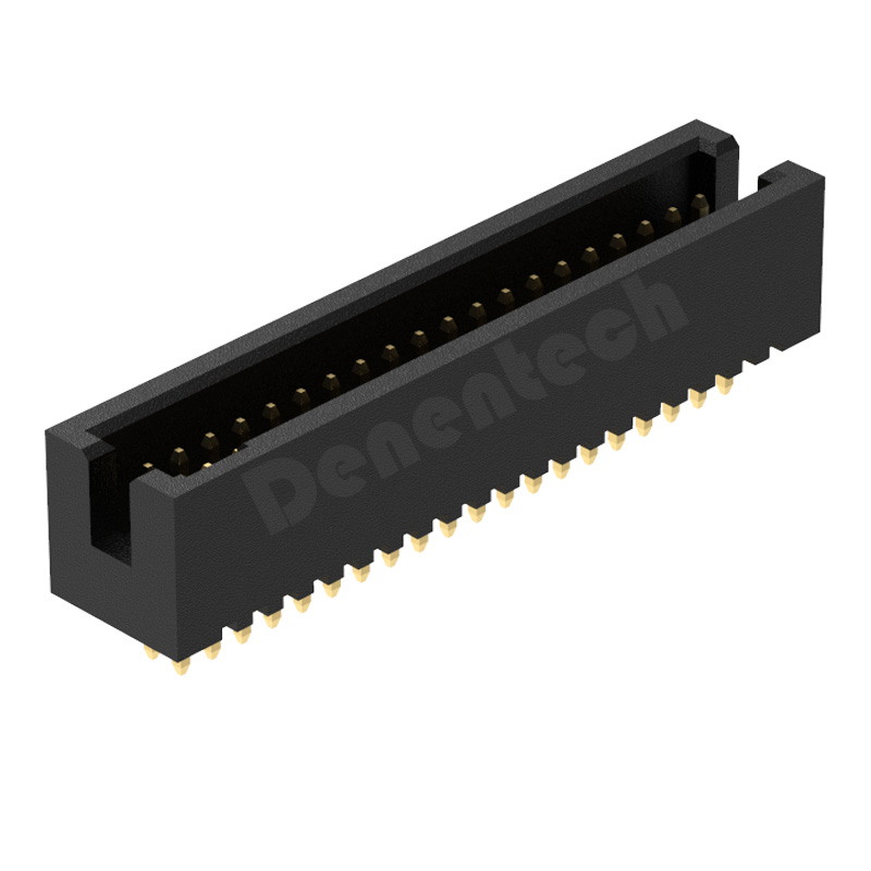 Denentech promotional product 1.27MM H5.7MM dual row straight DIP box header connector