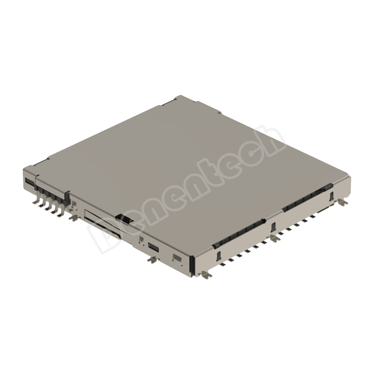 Denentech SD4.0 upper Non-push DIP sd card socket connector pcb sd card connector for pcb