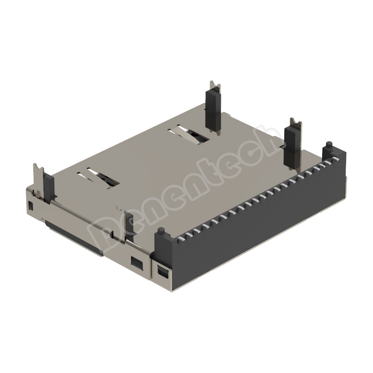 Denentech SD7.0 Non-push H5.87mm DIP SD card connector For PCB