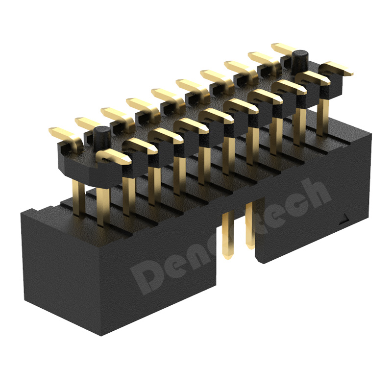 Denentech Professional manufacturer 2.00mmH7.2 double row straight SMT Box header connector