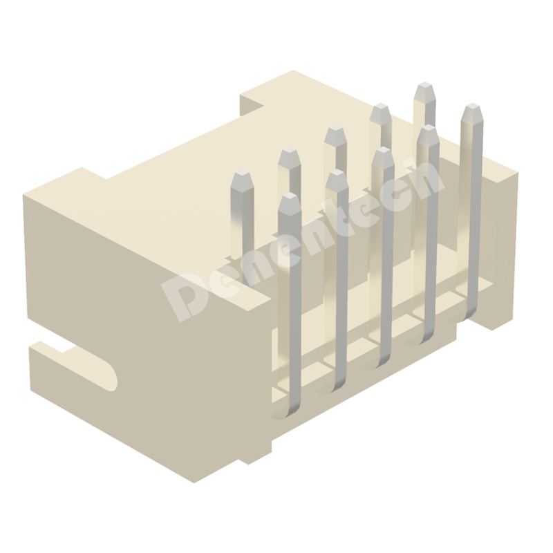 Denentech PH dual row right angle 2.0mm straight wafer Wire to-Board connector with lock