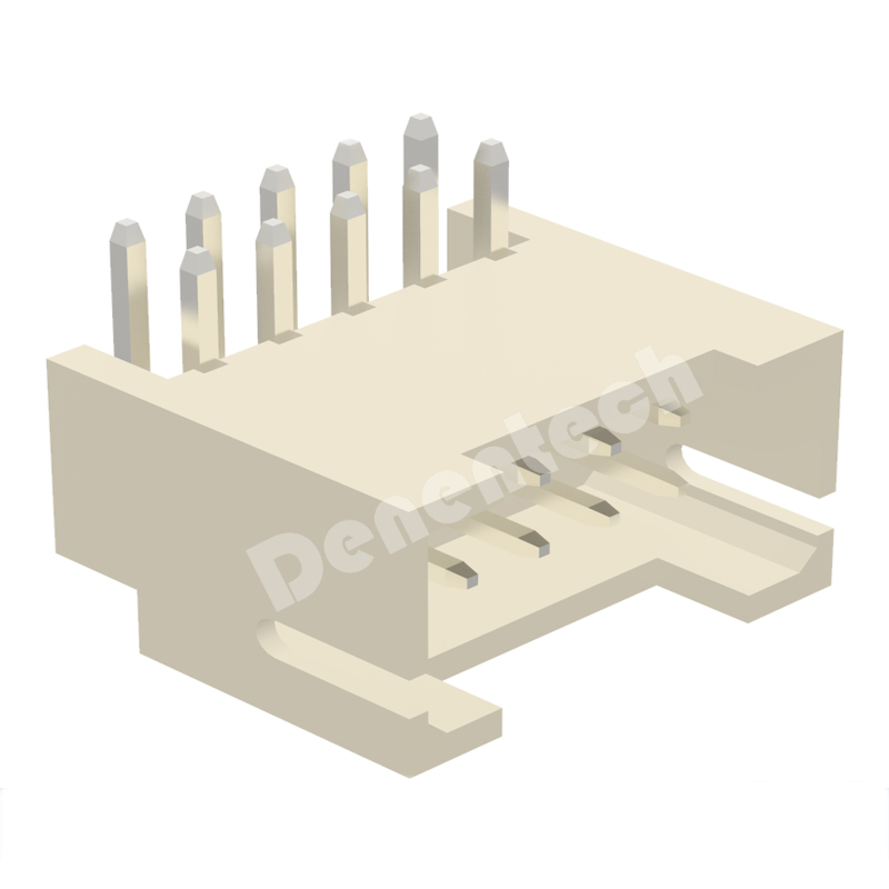 Denentech PH dual row right angle 2.0mm straight wafer Wire to-Board connector with lock