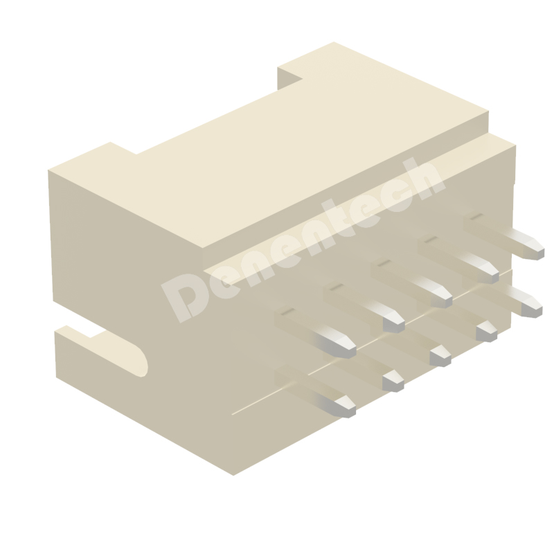 Denentech PH dual row straight 2.0MM wafer Wire to-Board connector with lock