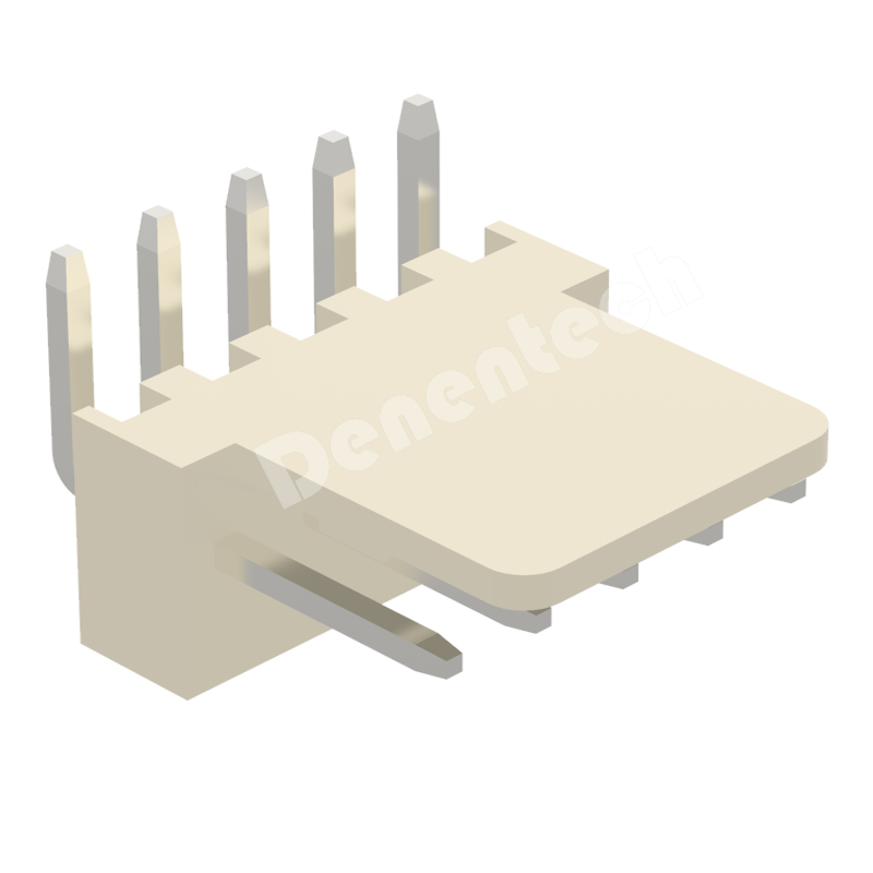 Denentech right angle DIP 4 pin 2.54MM wafer housing Wire to-Board connector