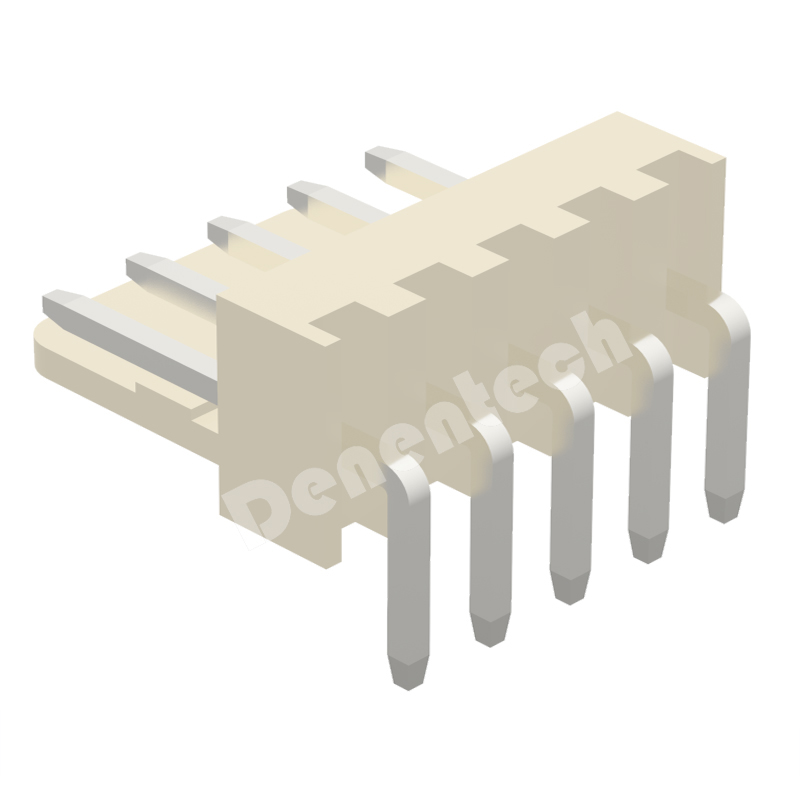 Denentech right angle DIP 4 pin 2.54MM wafer housing Wire to-Board connector