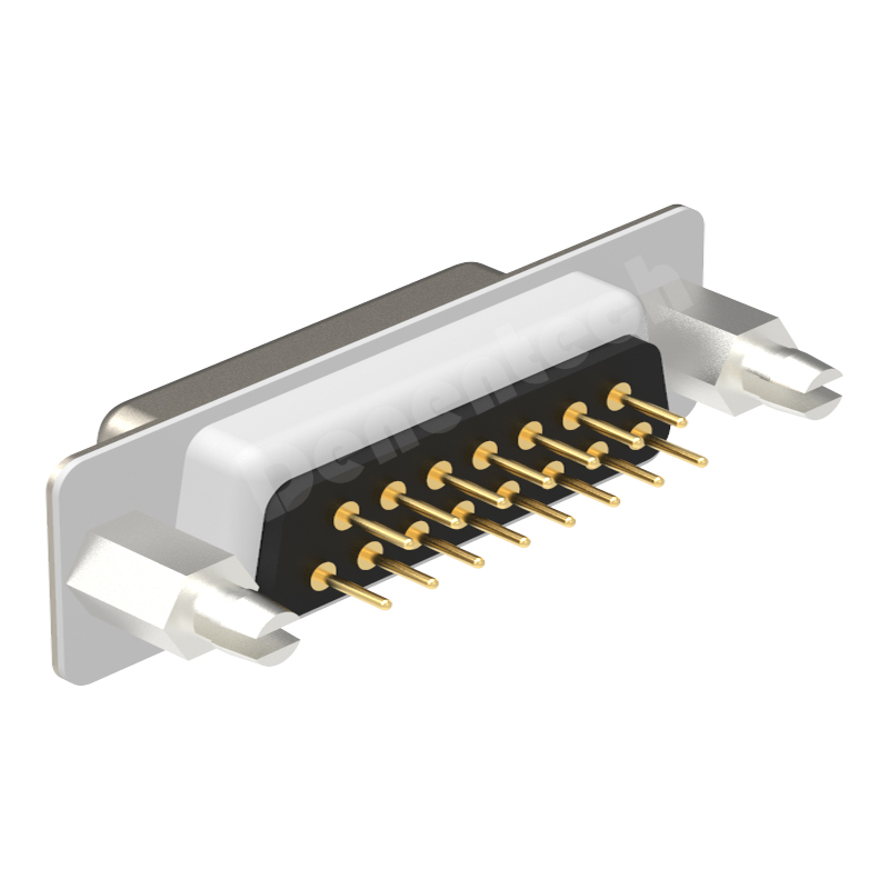 Denentech High quality HD 15P female straight DIP d-sub 15 pin connector 15 pin d-sub connectors