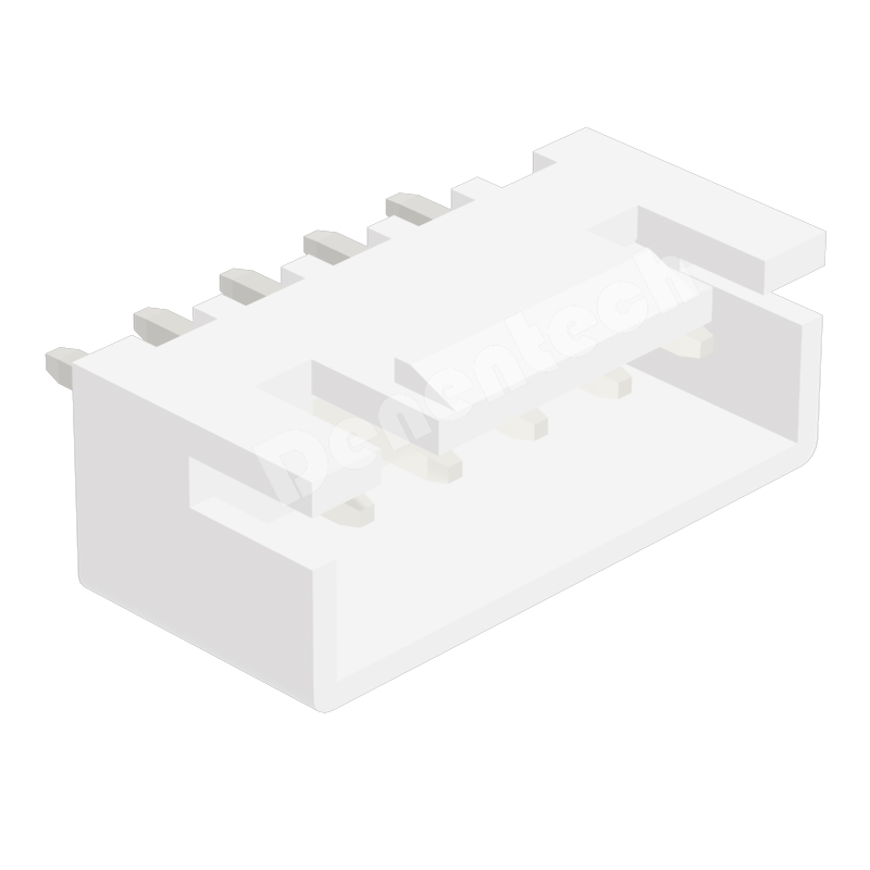 Denentech high quality 2.5MM wafer HA single row straight DIP board wafer connector