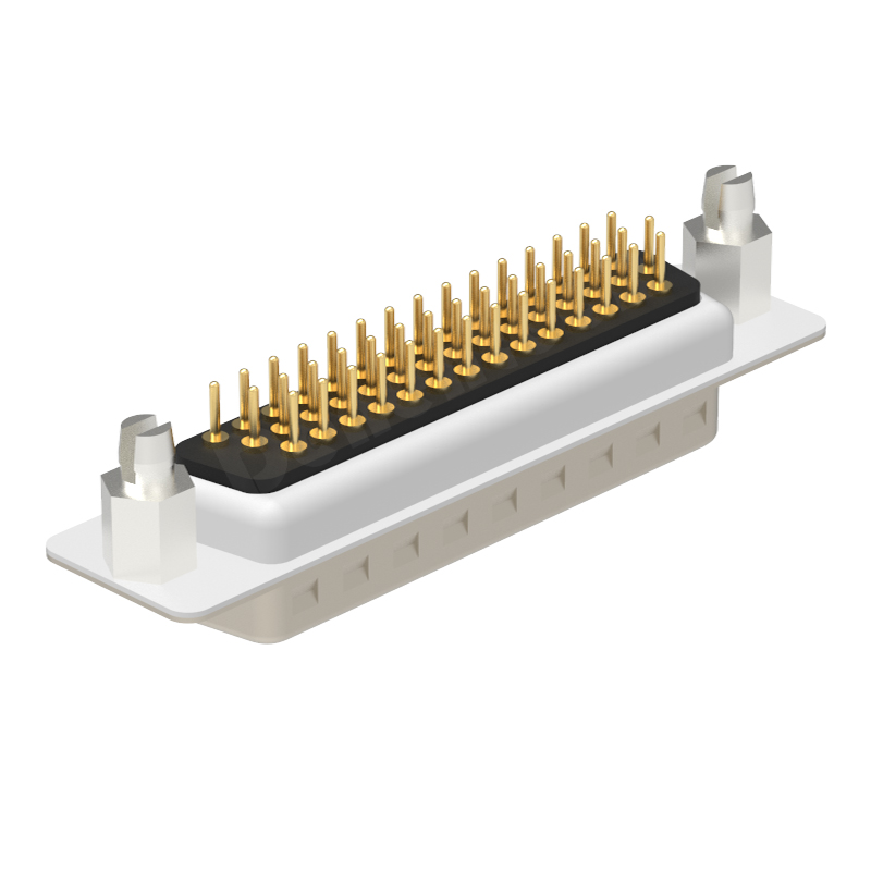 Denentech corrosion resistant DR 44P male straight DIP d-sub connector 44pin male d-sub connectors