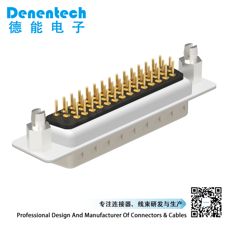 Denentech corrosion resistant DR 44P male straight DIP d-sub connector ...