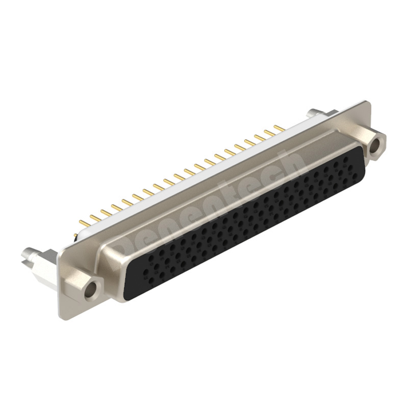 Denentech high quality d-sub connectors DR 62P female straight DIP 62 pin d-sub connector