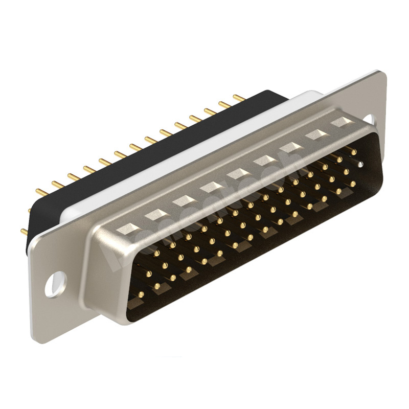 Denentech High quality HDE 44P male straight DIP d-sub connector 44pin male 44pin d-sub connectors