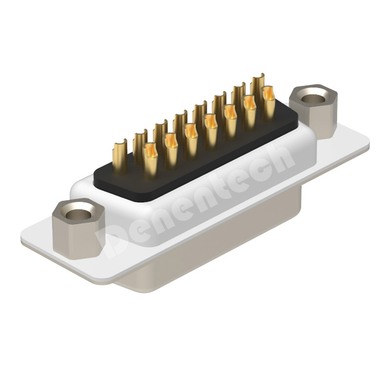 Denentech Gold plated DB 15P female straight solder d-sub 15 pin connector 15 pin d-sub connectors