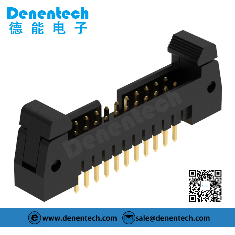 Denentech good quality 2.00MM ejector header H12.0 straight buckle ejector connector