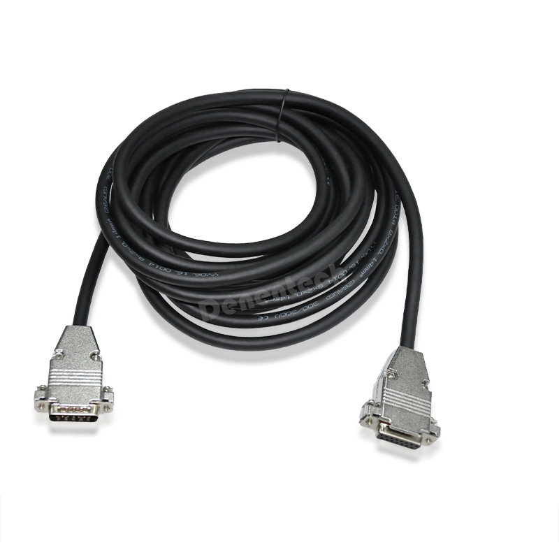 D-SUB Dual Row DB15 Male To DB15 Female Cable