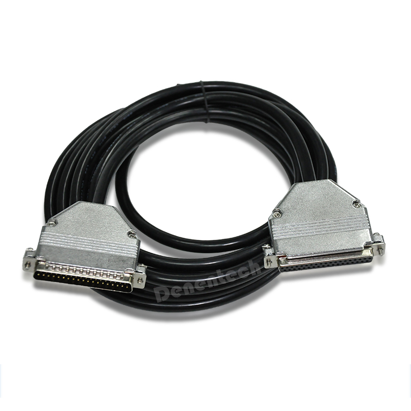 D-SUB Dual Row DB37 Male To DB37 Female Cable