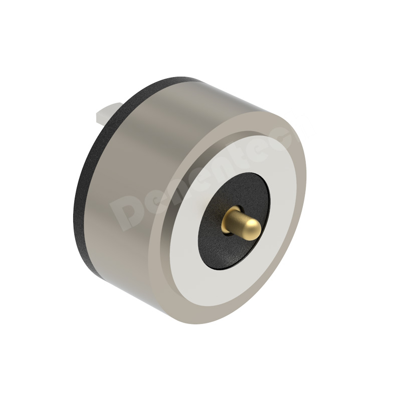 Denentech directly supplied by the factory Round magnetic pogo pin 1P male magnetic power connector