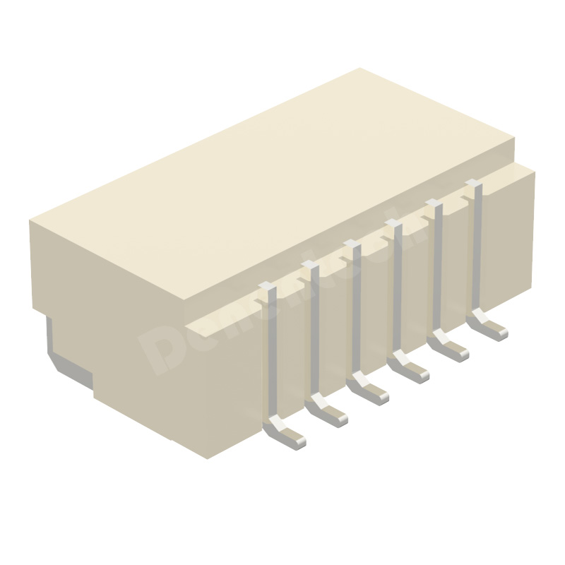 Denentech 1.0MM wafer H3.0MM single row right angle SMT 1.00mm wafer connector header harness for sale