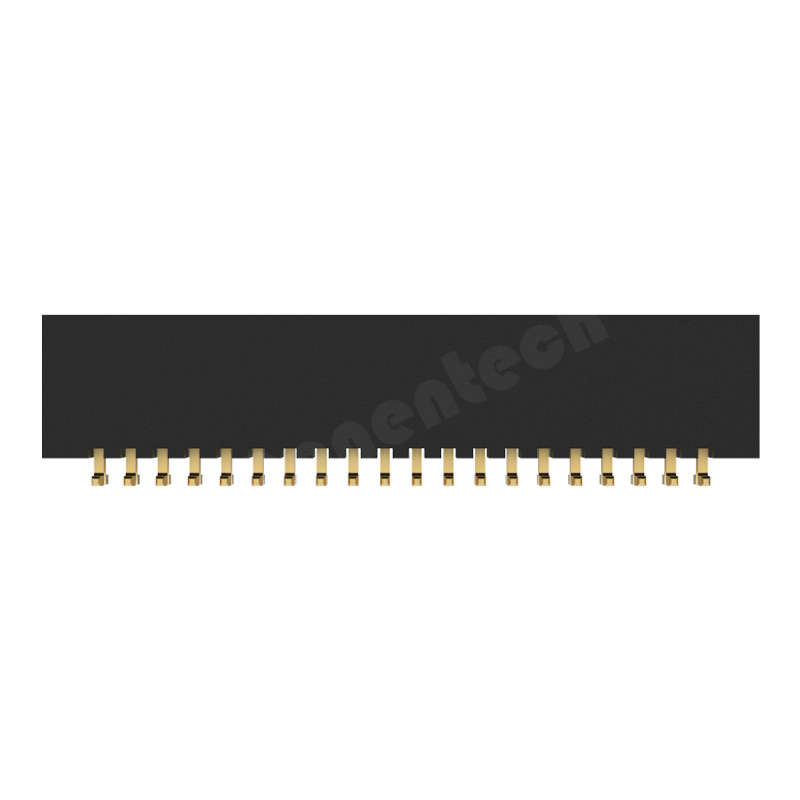 Denentech low price product 1.27MM H5.7MM dual row straight SMT box header Connector