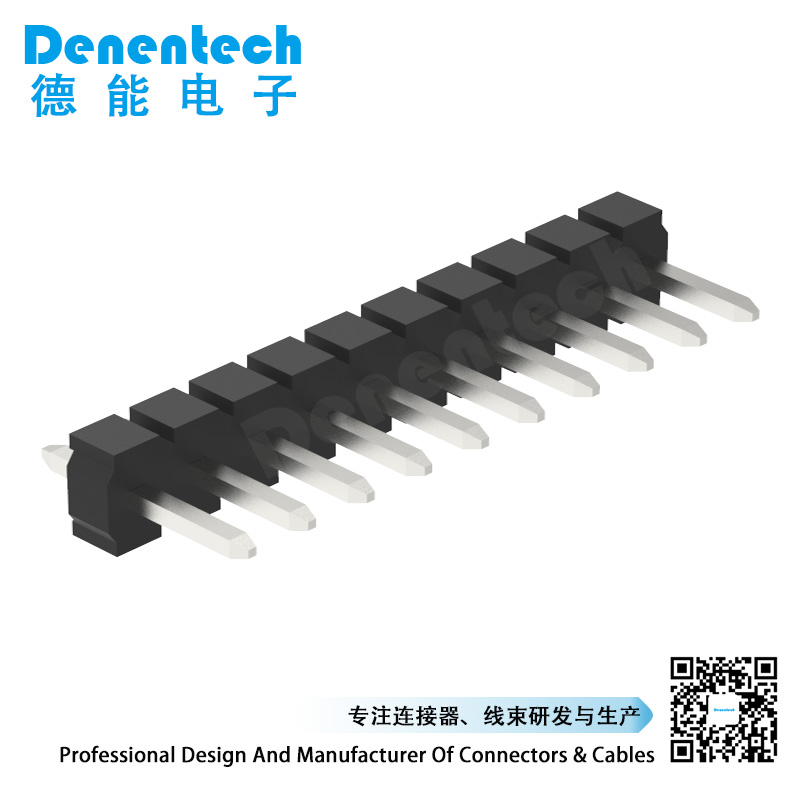 Denenetech 3.96mm pin header single row straight DIP pin header male