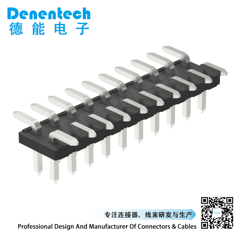 Denentech  4.2mm pin header dual row straight SMT with peg pin header 4.2mm male header conector, smt type