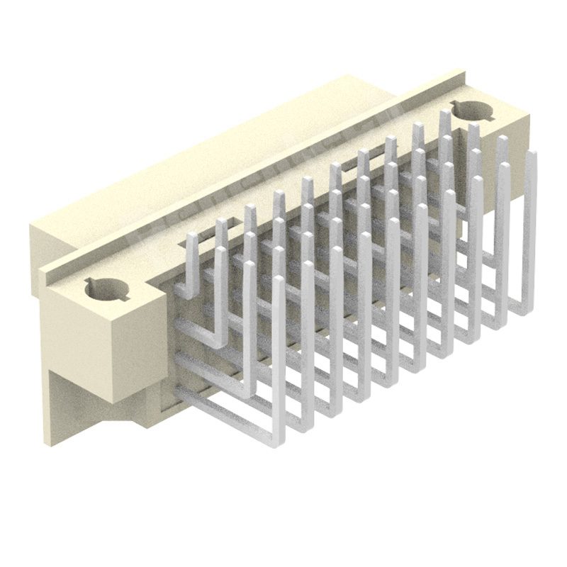 Denentech high quality product 2.54MM four row female right angle DIP DIN41612 connector