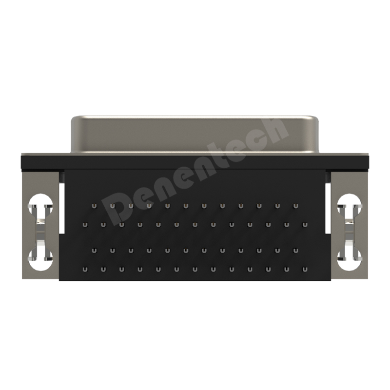 Denentech Factory direct sales D-SUB dual port DR 25P female to 25P female d-sub connector double 25pin d-sub connector