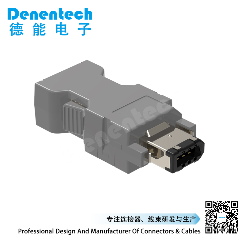 Denentech厂家直销 1394-6P公座伺服连接器