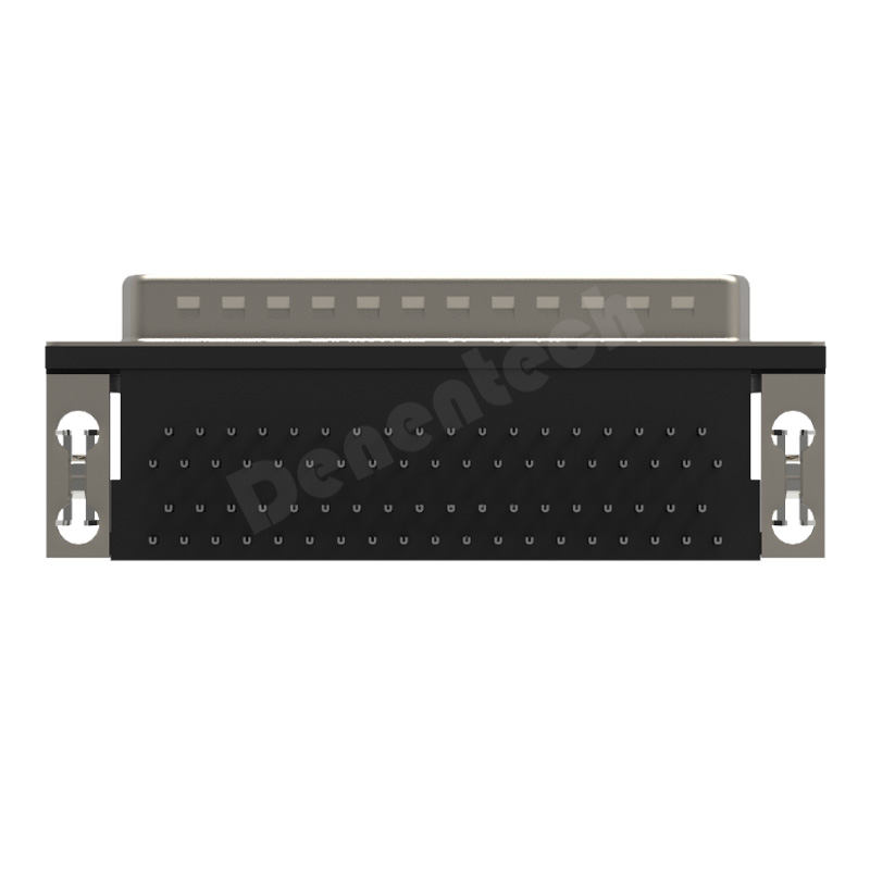 Denentech D-SUB dual port DR 37P female to 37P male d-sub 37pin double connectors waterproof pcb d-sub connector