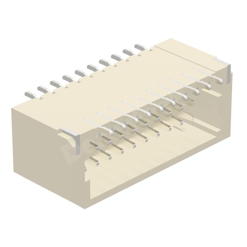 Denentech H3.9MM dual row right angle SMT 5 pin harness connector 1.00mm wafer connector in stock