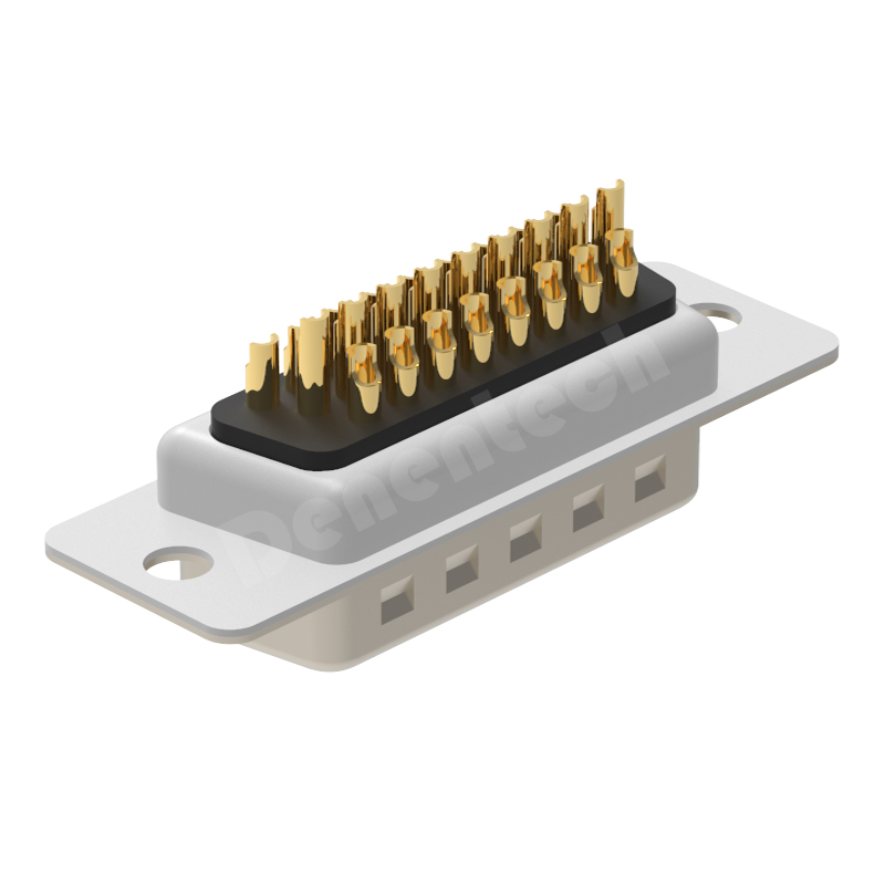 Denentech Hot sales HDB 26P male Triple row  connector 26 pin female d-sub solder d-sub connector