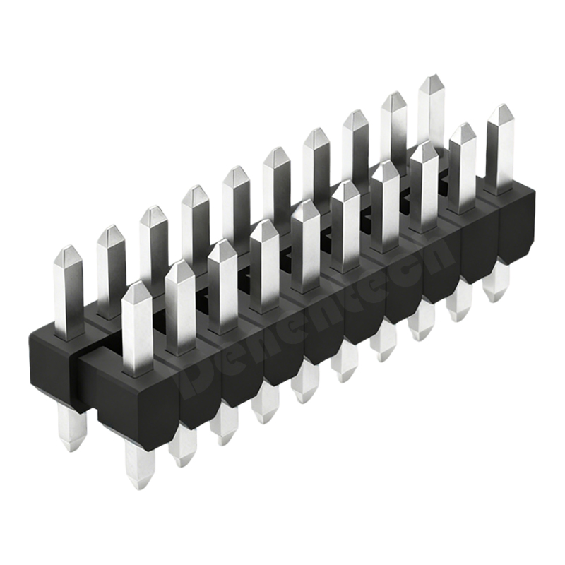 3.5x6.0mm Pin Header H4.5 Dual Row Straight DIP Tinned pin header connector