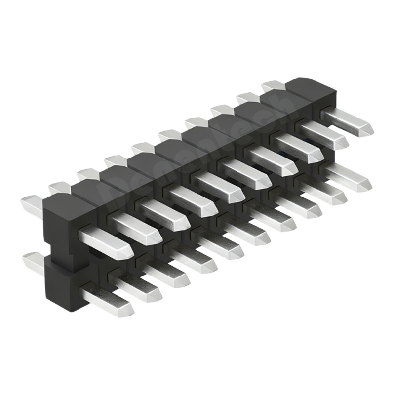 3.5x6.0mm Pin Header H4.5 Dual Row Straight DIP Tinned pin header connector