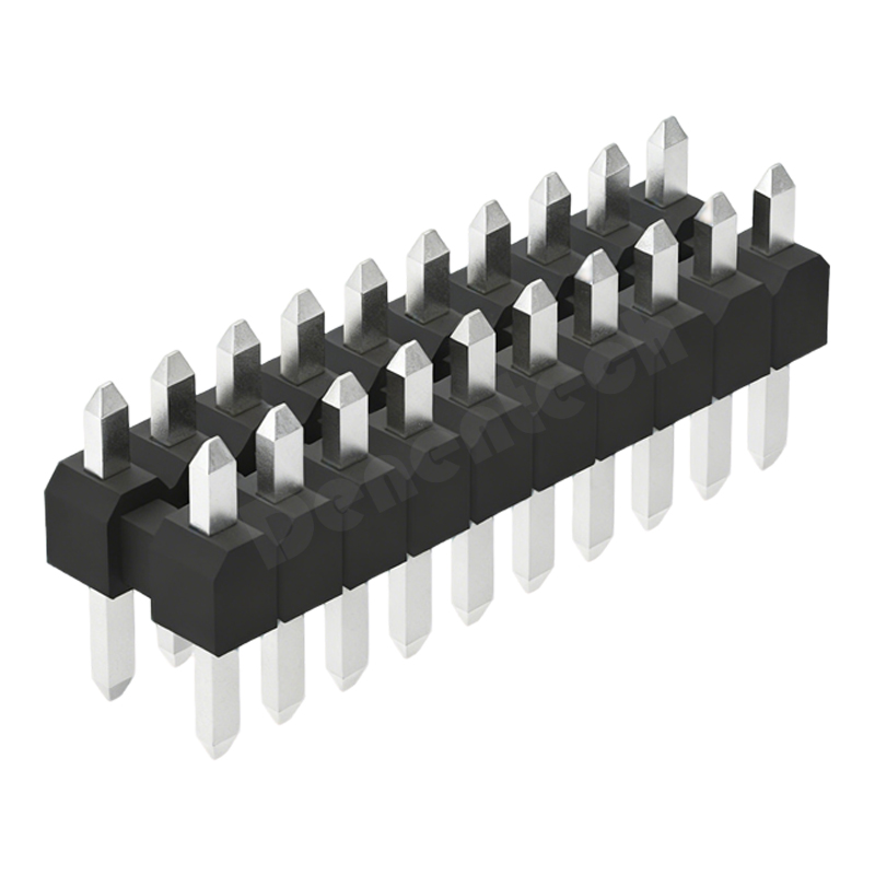 3.5x6.0mm Pin Header H4.5 Dual Row Straight DIP Tinned pin header connector