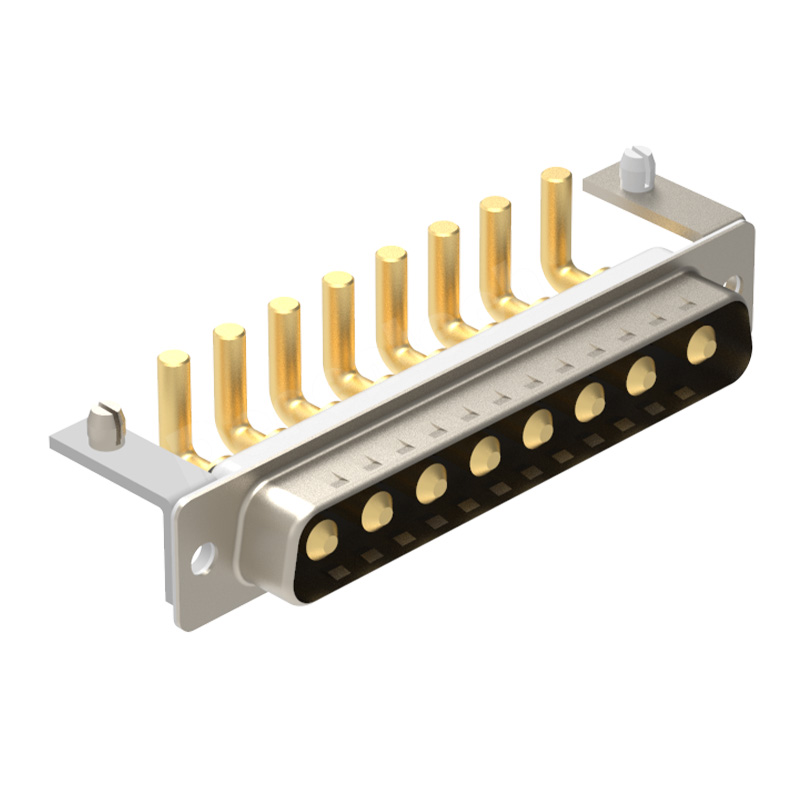 Denentech 8W8 high power DB connector male right angle DIP waterproof power connector d-sub connectors 