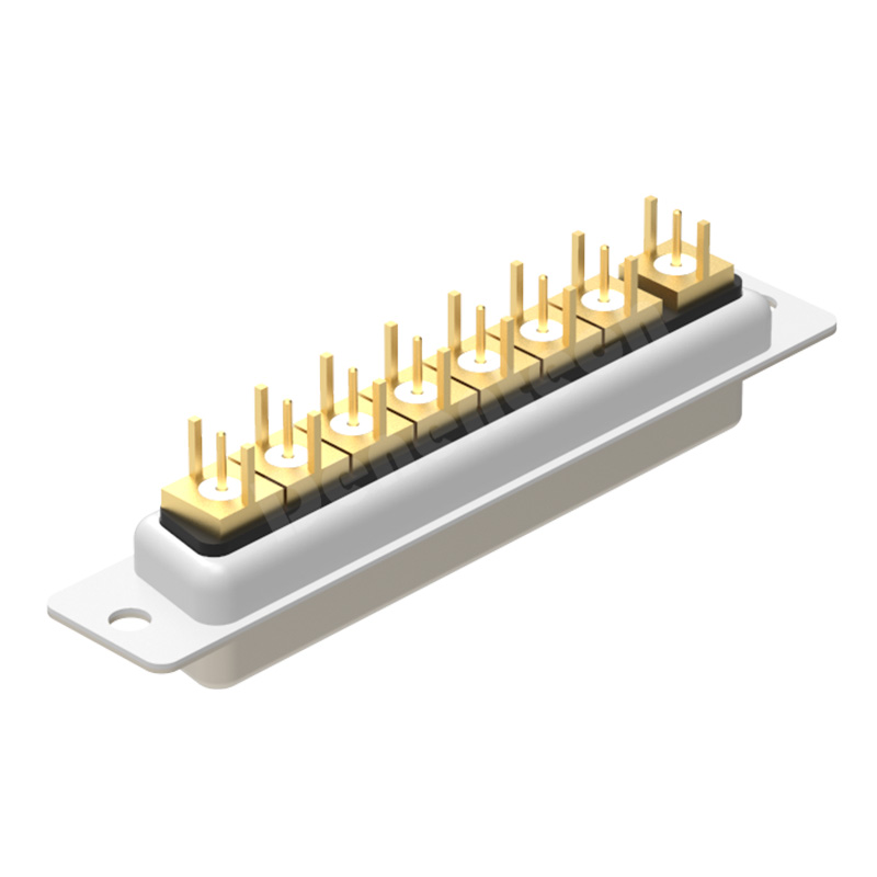 Denentech Industrial power supply gold-plated connector 8W8 high power DB connector female coaxial straight DIP pcb power connector d-sub connectors