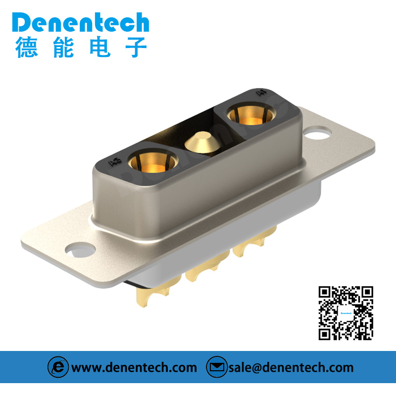 Denentech Solder D-sub 3W3 high power DB connector female to male solder d-sub connector waterproof high power connector