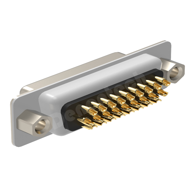 Denentech High quality gold plating HDB 26P female connector 26 pin female d-sub crimping solder d-sub connector