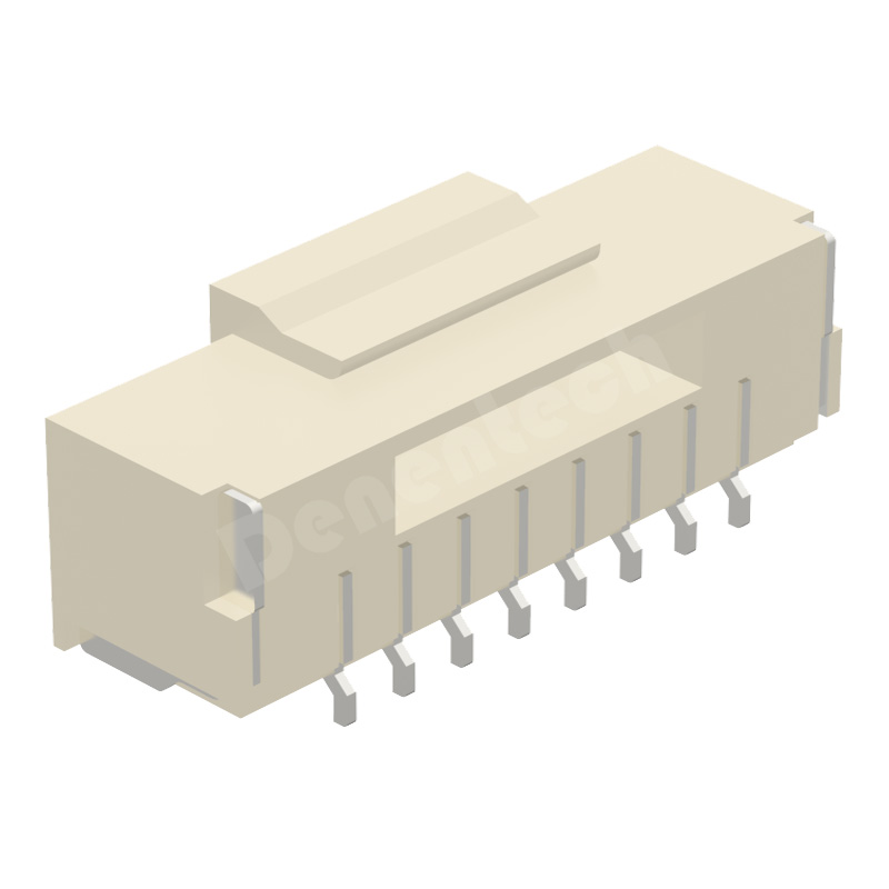 Denentech high quality GH single row straight SMT 1.25MM 4 pin wafer housing connectors