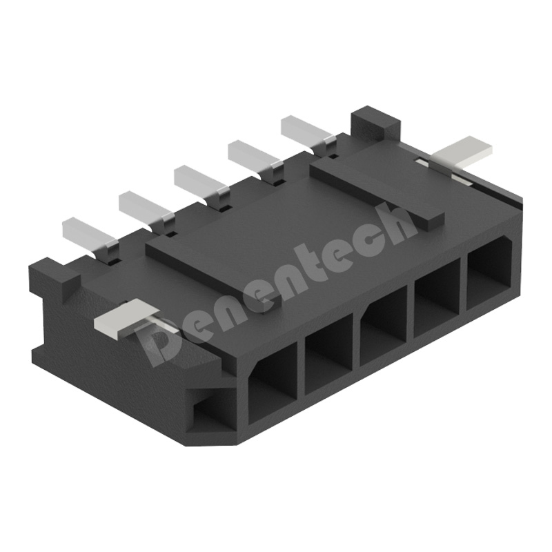 Denentech single row right angle SMT 3.0mm 4 pin wafer Wire to-Board connector