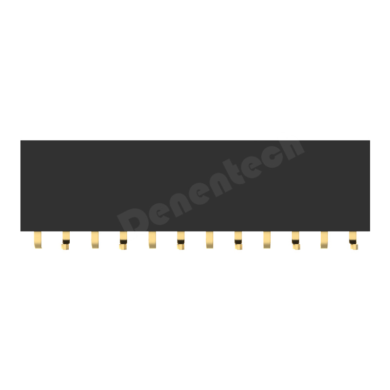 Denentech  professional factory  2.00MM female header H6.35MM single row straight SMT