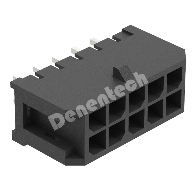 Denentech high quality dual row straight DIP 3.0mm board wafer Wire to-Board connector