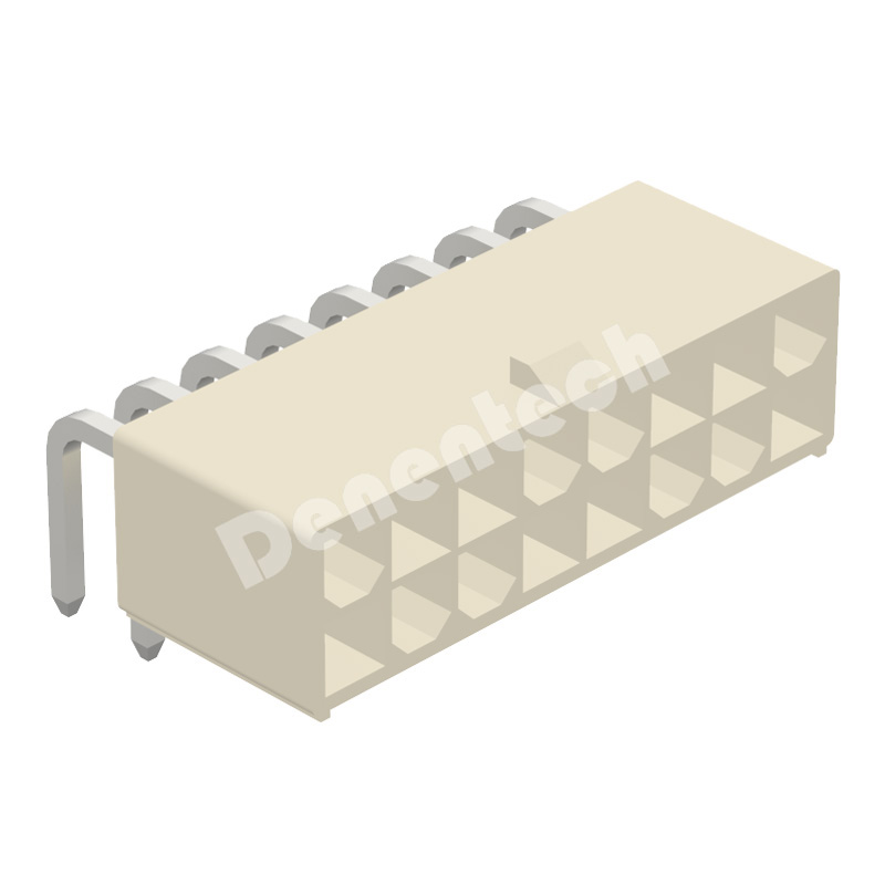 Denentech dual row right angle-1 DIP 4.20mm dual row female wafer wire to wire connectors