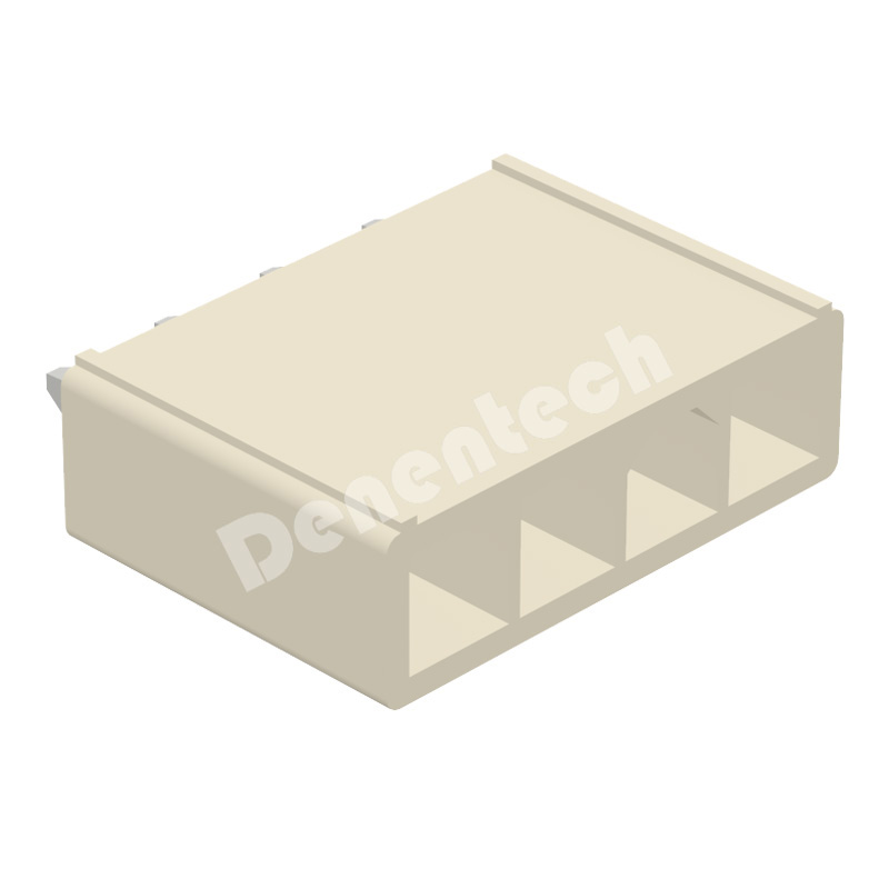 Denentech single row straight 4.20mm board  wafer connector header