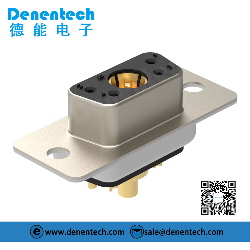 Denentech High quality military grade 5W1 high power DB connector coaxial contact male power supply connector solder d-sub connector