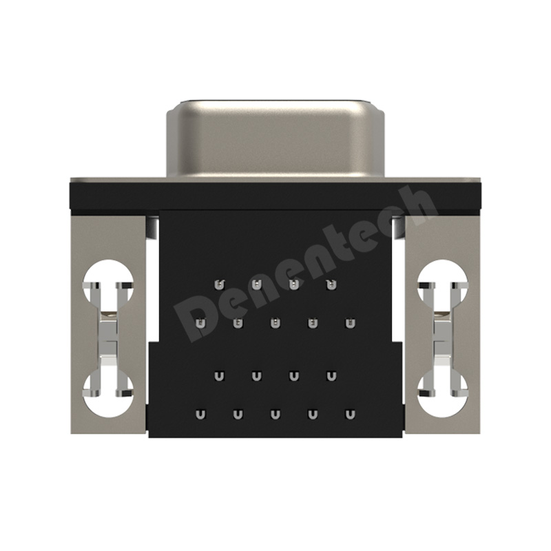 Denentech high quality D-SUB dual port 9P male to 9P female d-sub connector double d-sub connectors