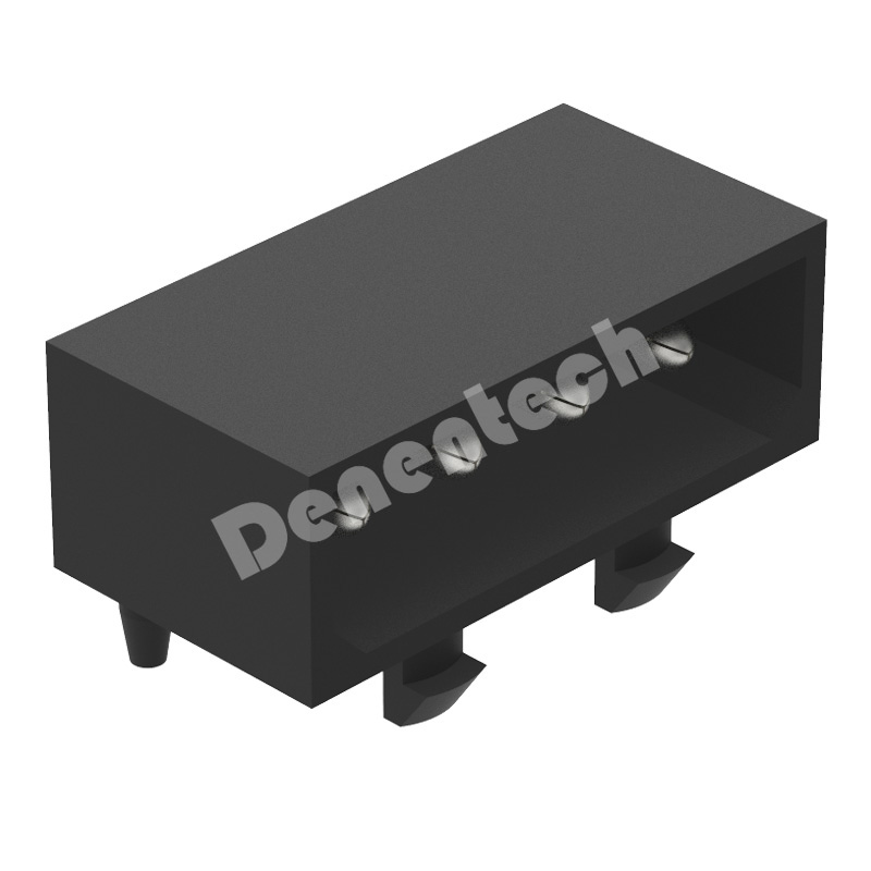 Denentech 4P single row right angle 5.08MM smd wafer housing connectors