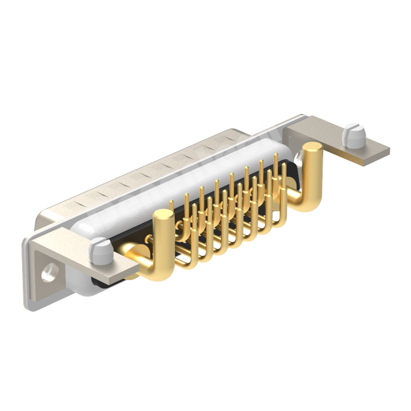 Denentech Connector manufacturer D-sub 17W2 high power DB connector male right angle DIP 17pin power connector d-sub connectors