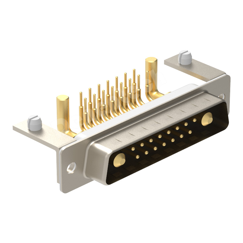 Denentech Connector manufacturer D-sub 17W2 high power DB connector male right angle DIP 17pin power connector d-sub connectors