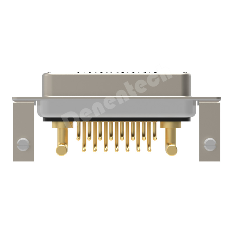 Denentech Factory direct sales D-sub 17W2 high power DB connector female right angle DIP pcb power connector d-sub connectors